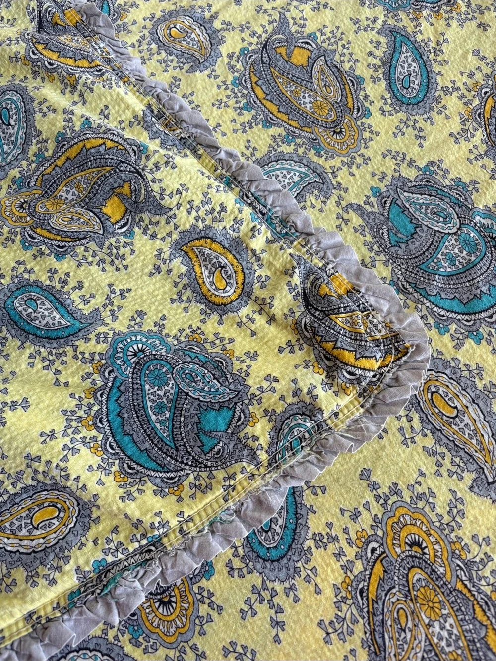 Vintage Duvet Cover Full Size / 72” W x 76”L